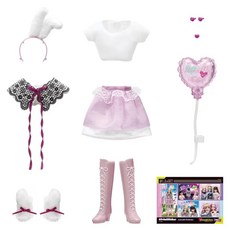 TAKARA TOMY Licca 莉卡娃娃 17歲 兔女孩氣球服裝組 LA90302, 混和顏色, 1個