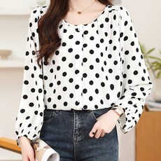 Chichills 艾米法式圓點女衫 11039