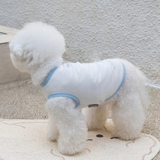 도그아이 강아지 쿨링 베스트, 화이트, 1개