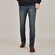 Guystory 男性 World 刷毛保暖牛仔褲