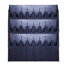 CK 2022 組合式木蝦收納盒 8格 黑色, 3個