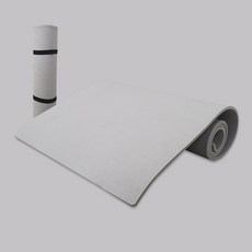 소리안나 필라테스 헬스 홈트 프리미엄 EPDM 요가매트, 연그레이, 1개