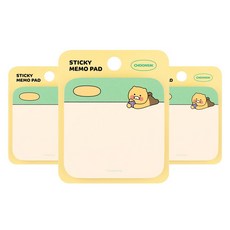 Kakao Friends KF 圓形便利貼 春植, 3入, 1個