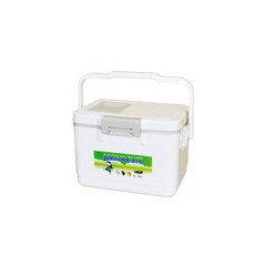 HDF 釣魚保溫箱 HB-202 7L, 白色的