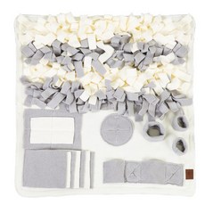 Ding Dong Pet 寵物趣味嗅聞玩具墊, 奶油色, 1個