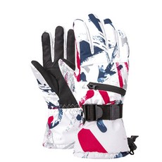 알로데 유니크한 지퍼수납 스키장갑, A-003, 1개