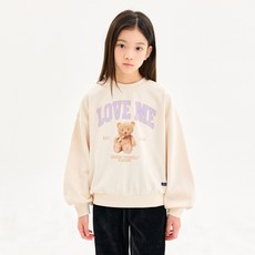 젤리스튜디오 러브미베어세미크랍 맨투맨