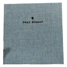 簡約3吋棉麻迷你郵票收集冊 藍色, 1個