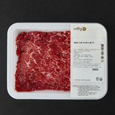 농협안심한우 더한점 1등급 불고기용 (냉장), 1개, 300g