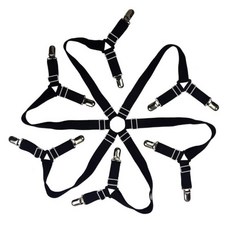 THE HAPPY N 12夾床單固定夾, 1個, 黑色