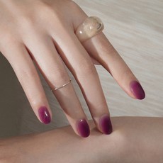 젤라또팩토리 솔라젤 네일스티커, 1개, 그레이프잼