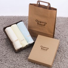Organic Boom 長方形包巾 3入+提袋