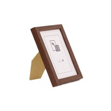하이어리 북유럽 원목 프레임 액자, 05브라운, 1개