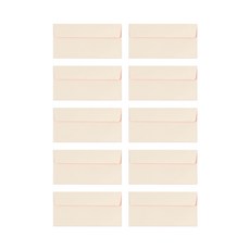 STUDIO EIGHT 水平彩色信封 4p, 10個, 淺粉色