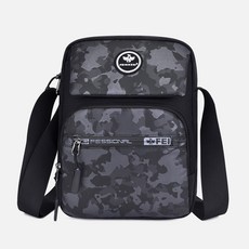 男款時尚側背包 MB030, 黑色