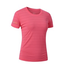 AOULS 女子自由式跑步健身運動功能性短袖 T恤 #6628