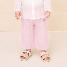 밀크마일 여아용 냉감 통기성 에스더버니 퐁퐁 엠보 팬츠