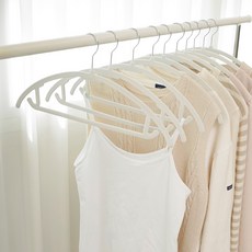 KAZT 魔術防滑無痕衣架, 30個, 象牙白