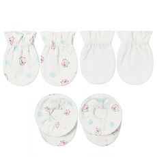 防抓手套+腳套組 3入