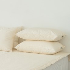 yesbedding 有機100支高密度純棉枕頭套 2入