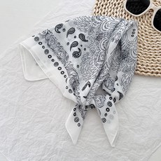 닷이프 여성용 다용도 페이즐리 반다나 스카프