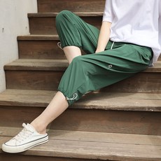 andstyle 女款A Cool抽繩束口鬆緊帶7分褲 262512