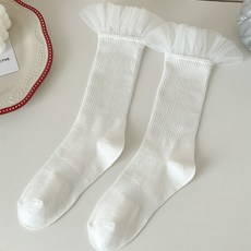 디멜디 발레시스루 쉬폰 패션 장목양말 MW168