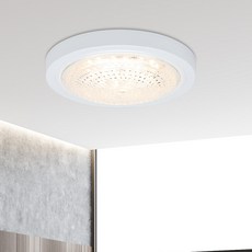 WONHA Kocom LED 圓形吸頂燈 15W, 1個, 白色 + 燈泡色