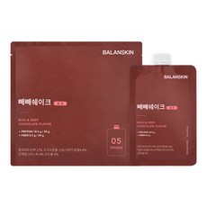 BALANSKIN 蛋白奶昔 巧克力口味 5包, 250g, 1組