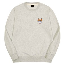 okstar 男女通用 柴犬刺繡貼片 特厚雙面棉 大學T 9SSP007
