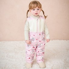 milkmile 女童款Esther Bunny櫻桃滑雪褲