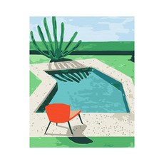 Play about 游泳池 DIY 傑作繪畫套組 40 x 50cm, 混合顏色