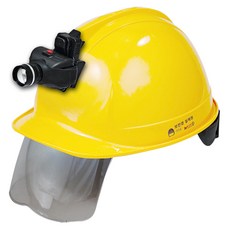 DONGMYUNG 高級款護目鏡安全帽 含頭燈 KH002 亮黃色, 1套