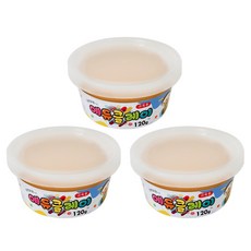 에듀클레이 낱색 3p, 갈색, 1개