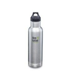 klean kanteen 經典隔熱頂蓋保溫瓶, 銀色, 592ml, 1個