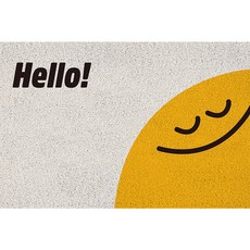 My Daily 可愛卡通微笑玄關臥室地墊地毯, A