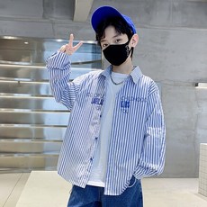 ORANGEDAMOM 男童 LAFULAI 條紋襯衫