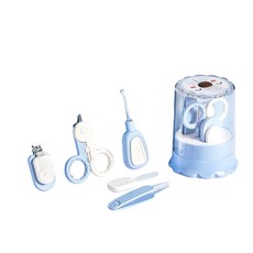 바우마켓 유아용 라이언 손톱 발톱 깎기 5종 세트, 블루, 1세트