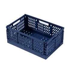 多用途收納整理折疊箱, 藍色, 1個