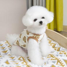 PASTEL PET 寵物Buddy無袖T恤, 小狗, 1個