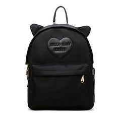 JH Company 動物立體造型後背包, 黑色