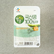 행복한콩 국산콩 두부 찌개용, 180g, 1개