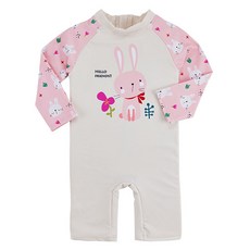Bebechat 女童防曬戲水服