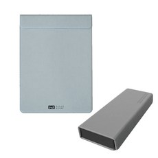 Indi Magneo 磁吸易夾板 IG00A7 + 方形磁吸盒 IG11A0, 灰色, 1套
