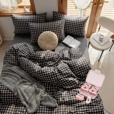 高級格紋被套+固定夾 6入 B25, 13型