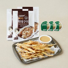 해맑은푸드 빠삭 먹태구이 25g + 청양간장 마요소스 30g 세트, 3세트