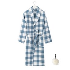 高級浴袍 + 淋浴球套組 XXL YP52, 2型（浴袍），白色（淋浴球）, 1套