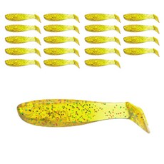 쿼르디 3D 루어미끼 4cm 20p, 1g, 옐로우