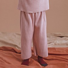 GOING KIDS 孩童素色羅紋長褲