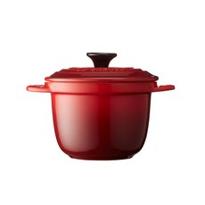 LE CREUSET 石製迷你高級飯鍋, 13 x 12.5 厘米, 紅色的